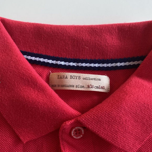 Boy polo shirt from Zara size 10 - Picture 4 of 6